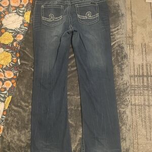 Seven7 Women's Dark Blue Boot Cut Jeans